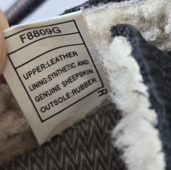 Ugg Australia Magpie Waterproof Ankle Duck Boots Black Nubuck Leather Size 6 - Picture 15 of 15